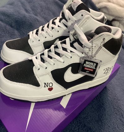 Nike Dunk High Supreme Blk Wht
