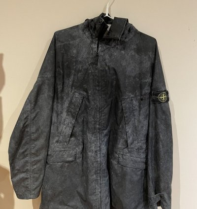 Logo-appliqu Pigment-dyed Membrana 3l Hooded Parka