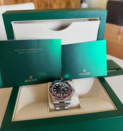 Rolex Gmt-master Ii Pepsi Wie Neu Ungetragen 2023 Full Set