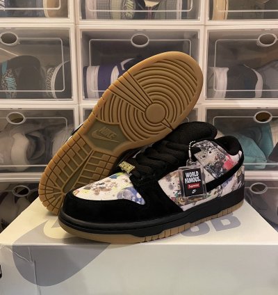 Nike Dunk Low Sb Supreme Rammellzee Size 8 5