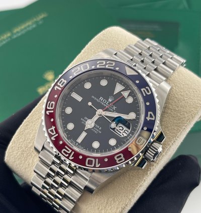 Rolex Gmt-master Ii Perfect Unworn Pepsi Jubilee Bracelet