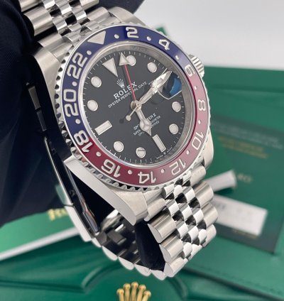 Rolex Gmt-master Ii Perfect Unworn Pepsi Jubilee Bracelet
