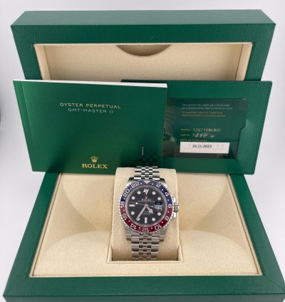 Rolex Gmt-master Ii Perfect Unworn Pepsi Jubilee Bracelet