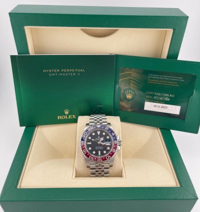 Rolex Gmt-master Ii Perfect Unworn Pepsi Jubilee Bracelet