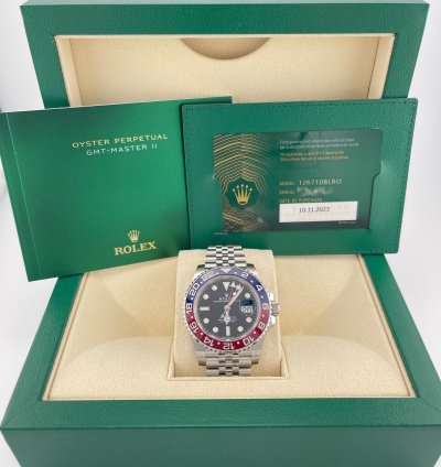 Rolex Gmt-master Ii Perfect Unworn Pepsi Jubilee Bracelet