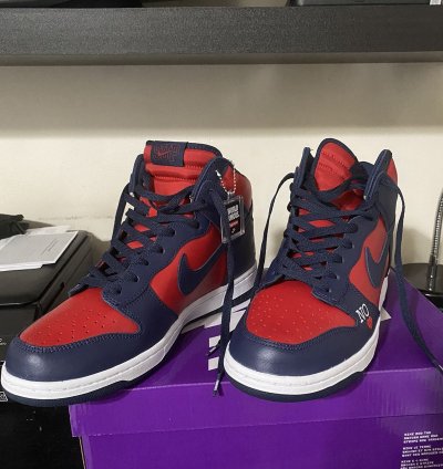 Nike Dunk Sb High Supreme By Any Means Midnight Navy Size 11