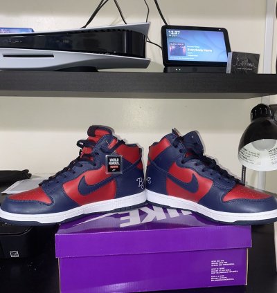 Nike Dunk Sb High Supreme By Any Means Midnight Navy Size 11