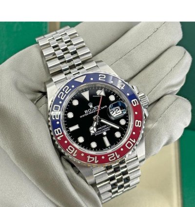 Rolex Gmt-master Ii Red And Blue Bezel
