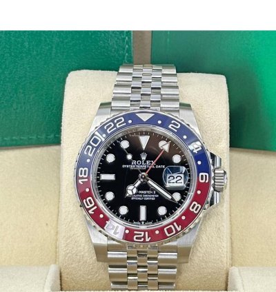 Rolex Gmt-master Ii Red And Blue Bezel