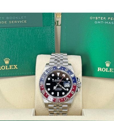 Rolex Gmt-master Ii Red And Blue Bezel