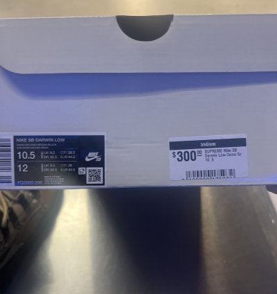 Nike Sb Darwin Low Supreme