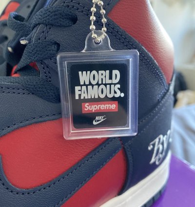 Nike Sb Dunk High - By Any Means Navy