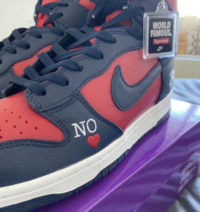 Nike Sb Dunk High - By Any Means Navy