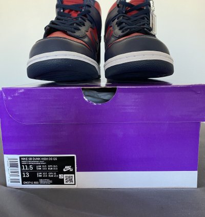 Nike Sb Dunk High - By Any Means Navy