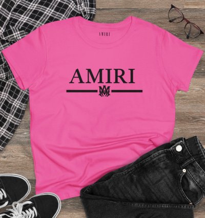 Amiri Core Womens Shirt Azalea Softstyle Tee Made Usa
