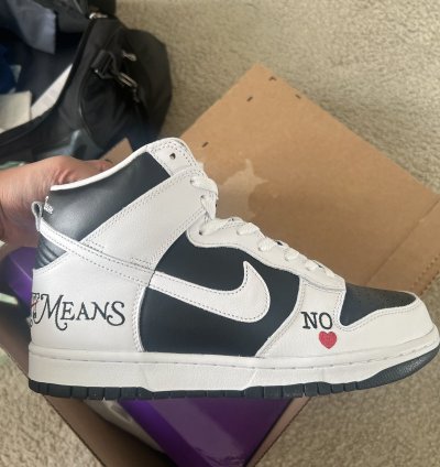Nike Sb Dunk High By Any Means Black