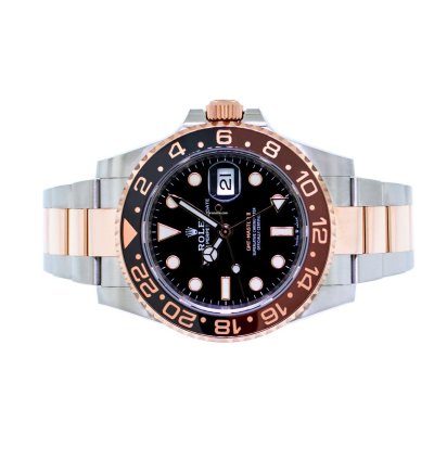 Rolex Gmt-master Ii Root Beer 40mm Everose Steel Black Dial Brown Black Bezel 126711ch