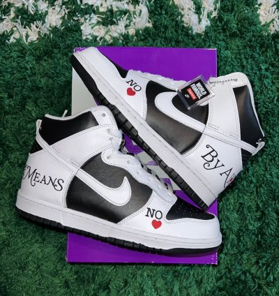 Nike Sb Dunk High Supreme Black Ss22 Size 8 5m Brand New