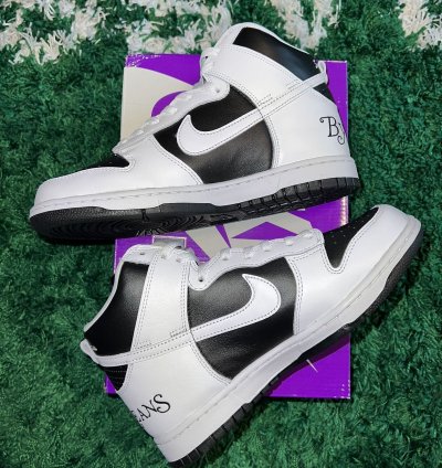 Nike Sb Dunk High Supreme Black Ss22 Size 8 5m Brand New