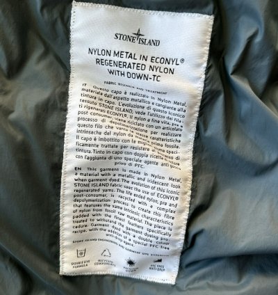 Metal Nylon Down Jacket Retail 1510