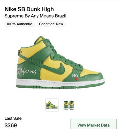 Nike Sb Dunk High Supreme By Any Means