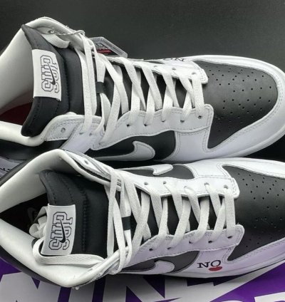 Nike Sb Dunk High Supreme By Any Means black White