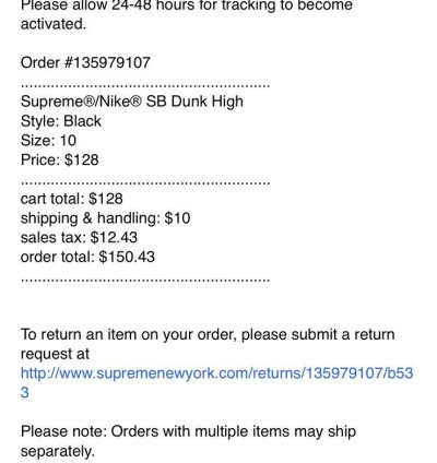 Nike Sb Dunk High Supreme By Any Means black White
