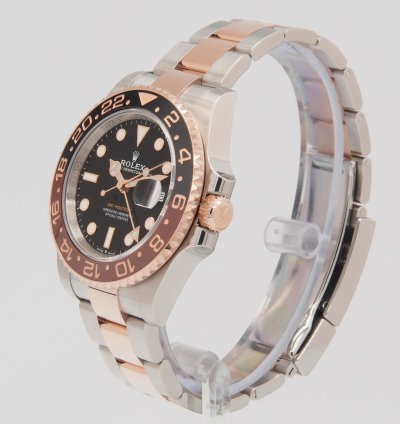 Rolex Gmt-master Ii Root Beer Steel 18k Rose Gold 2022 Complete