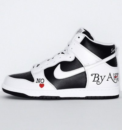 Nike Sb Dunk High Supreme By Any Means Black