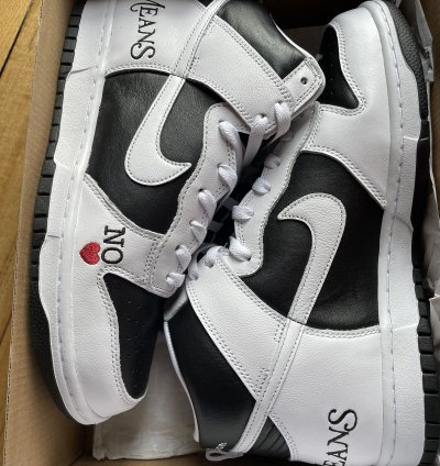 Nike Sb Dunk High Supreme By Any Means Black