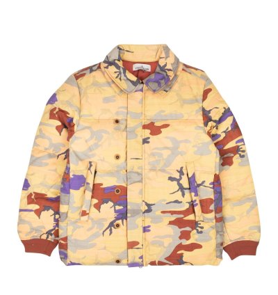 Multicolor Heritage Camo Ripstop Down Jacket Size