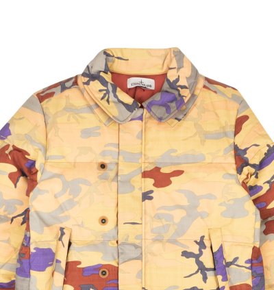 Multicolor Heritage Camo Ripstop Down Jacket Size