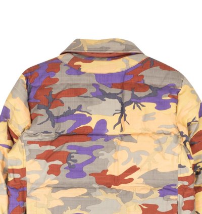 Multicolor Heritage Camo Ripstop Down Jacket Size