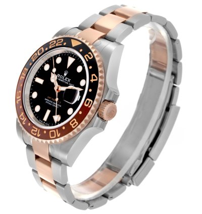 Rolex Gmt-master Ii Root Beer Steel Rose Gold Mens Watch 126711 Unworn