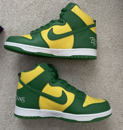 Nike Sb Dunk High Supreme By Any Means Brazil