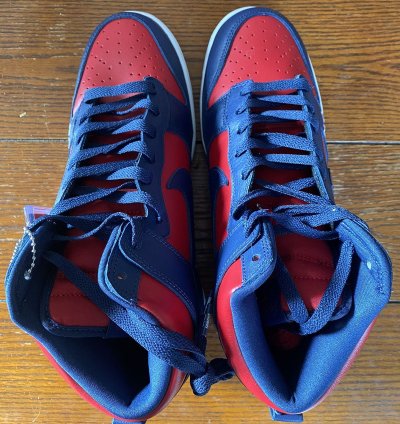 Nike Sb Dunk High Supreme By Any Means Navy