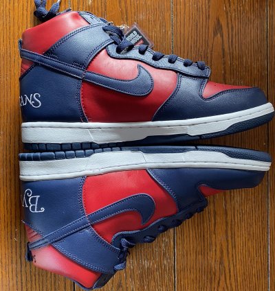 Nike Sb Dunk High Supreme By Any Means Navy