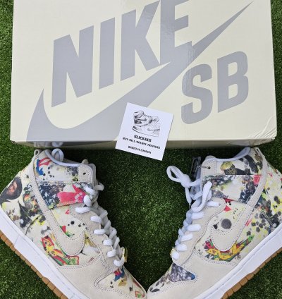 Nike Sb Dunk High Supreme Rammellzee Uk 9 Us 10