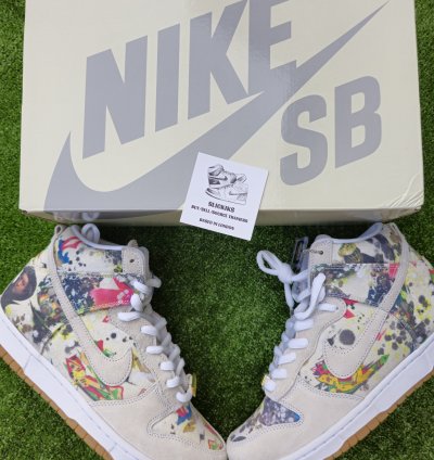 Nike Sb Dunk High Supreme Rammellzee Uk 9 Us 10