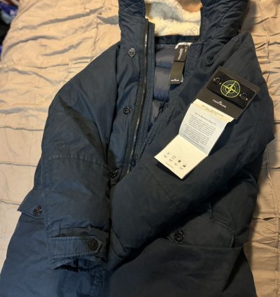 New Stone Island Down Nylon Jacket