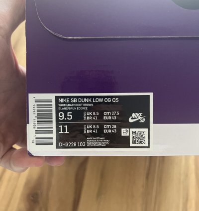 Nike Sb Dunk Low Og Qs Supreme