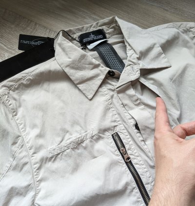 Nwt Rrp500 Stone Island Shadow Project Overshirt Light-coat