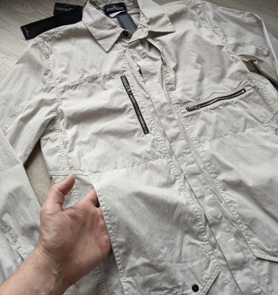 Nwt Rrp500 Stone Island Shadow Project Overshirt Light-coat