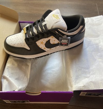 Nike Sb Dunk Low Supreme Black