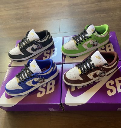 Nike Sb Dunk Low Supreme Black