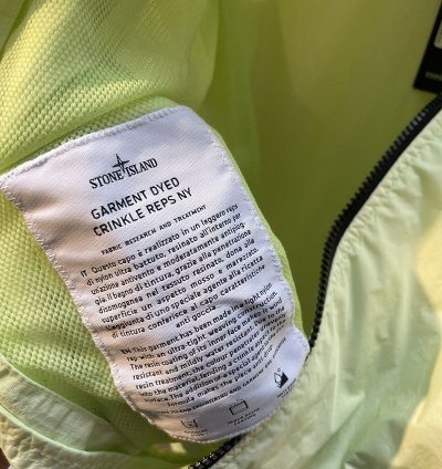 Nwt Stone Island Garment Die Crinkle Reps