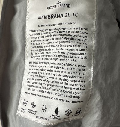 Nwt Stone Island Membrana 3l Tc - Current Season