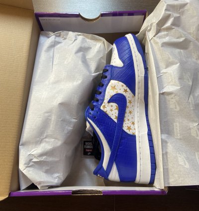 Nike Sb Dunk Low Supreme Blue