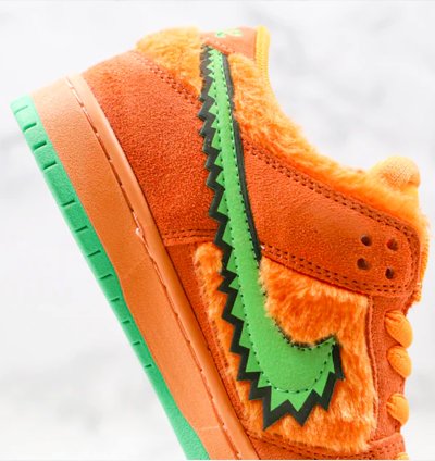 Grateful Dead X Nike Sb Dunk Orange Bear Cj5378-800