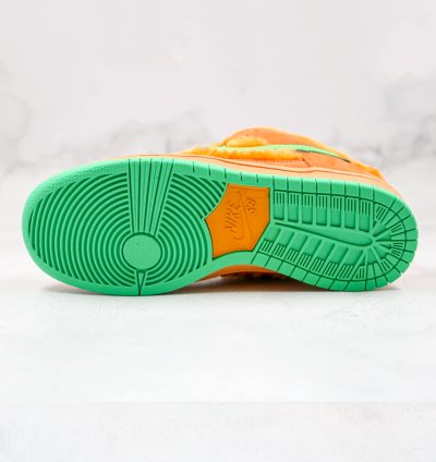 Grateful Dead X Nike Sb Dunk Orange Bear Cj5378-800